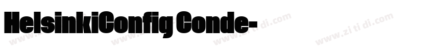 HelsinkiConfig Conde字体转换